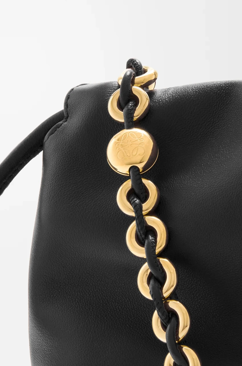 Loewe Большая сумка Flamenco из мягкой кожи ягненка наппа, черный