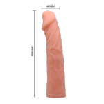 Женский страпон 19см на черных трусиках Baile Passionate Harness Strap-on BW-022012