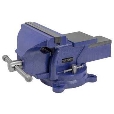 Тиски стальные поворотные с наковальней 8''-200мм RockForce RF-6540208W