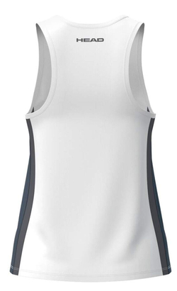 Женский теннисный топ Head Club 25 Tech Tank — navy/white