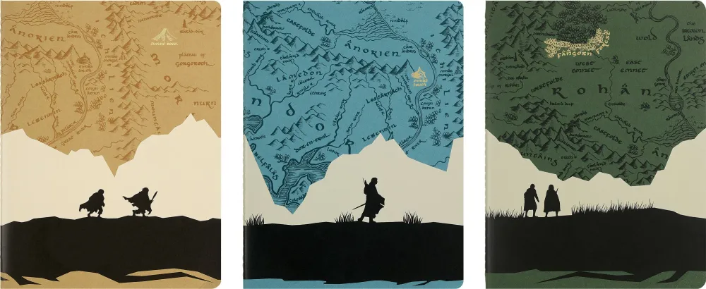 3 блокнота Moleskine Cahier Limited Lord of Rings (LELRQP321BND) 2