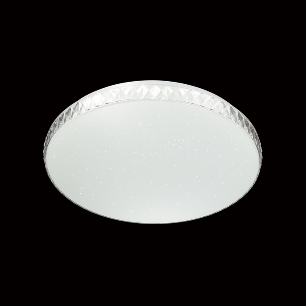 2077/EL PALE SN 194 Светильник пластик/белый/прозрачный LED 72Вт 3000-6300K D500 IP43 пульт ДУ DINA