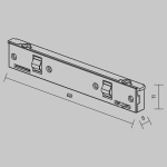Коннектор питания прямой Levity, TRA184IPC-1B. TM Maytoni