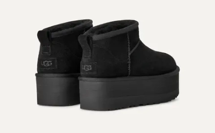 UGG Угги на платформе Classic Ultra Mini, черный
