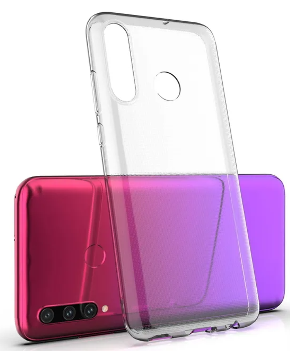 Чехол-накладка силикон 2.0мм Huawei Honor 20i/20Lite прозрачный