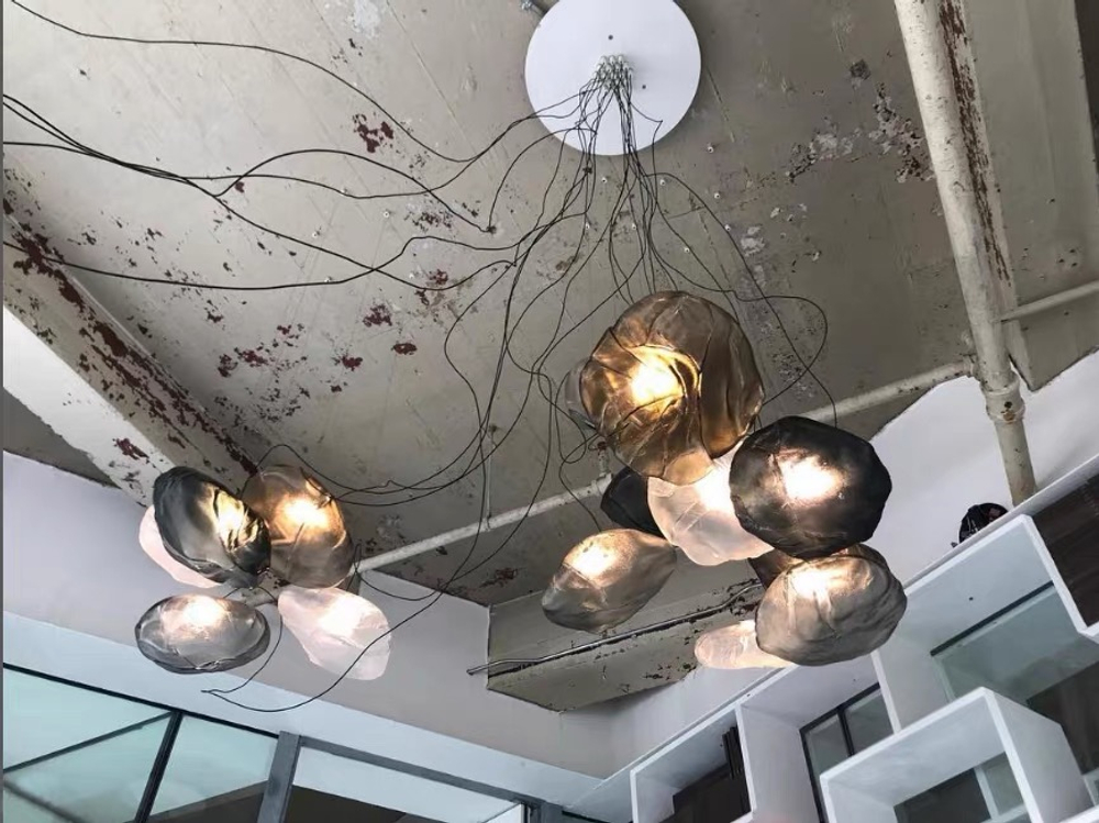 Pendant design lamp 73 by Bocci (Smoky)