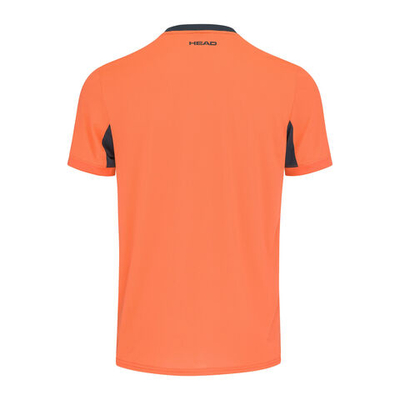 Мужское теннисное поло HEAD Slice T-Shirt Men - Orange, Dark Blue