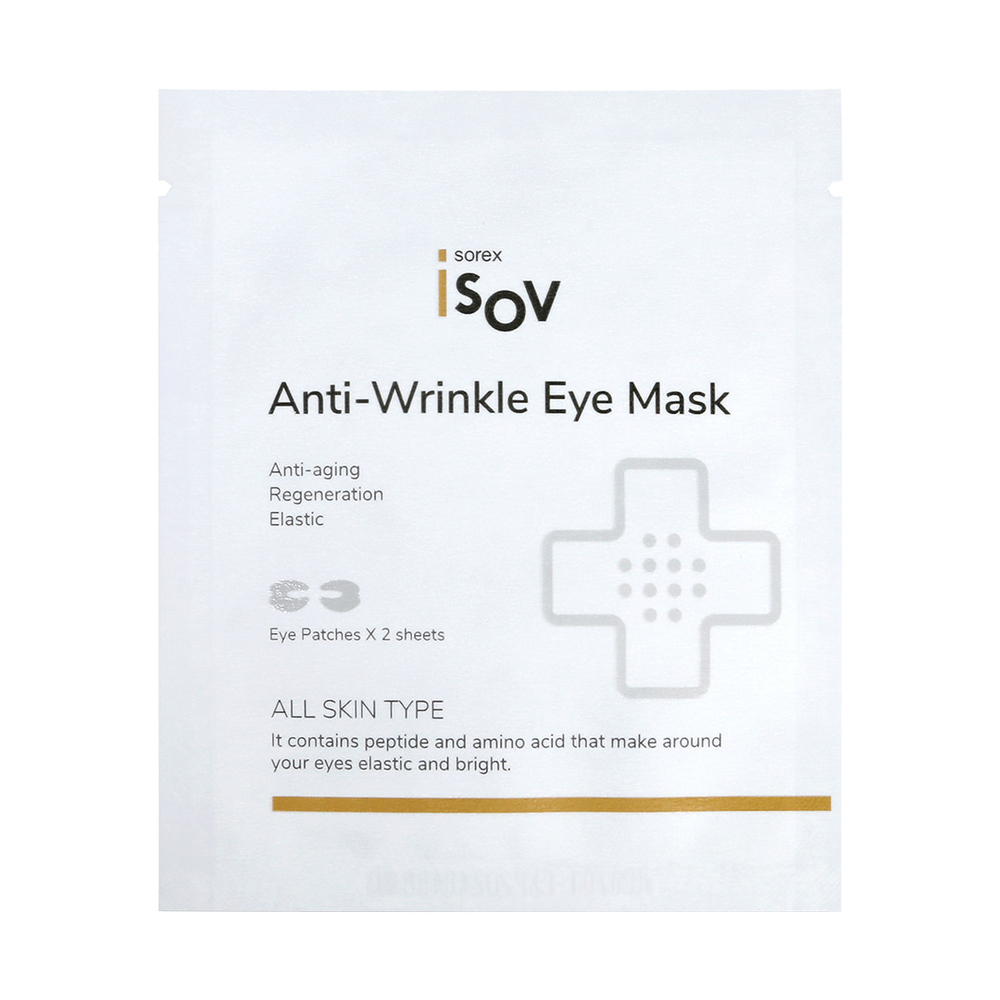 Патчи для кожи вокруг глаз от морщин с ПДРН и пептидами ISOV Anti-Wrinkle Eye Mask, 30 пар