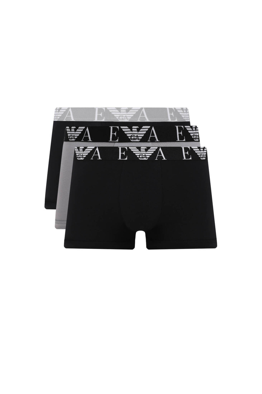 Трусики-боксеры 3шт. Emporio Armani - черный(111357 4R715)