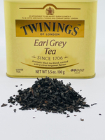Чай черный байховый среднелистовой Twinings Эрл Грей с ароматом бергамота рассыпной в жестяной банке 100 г (из Финляндии)