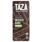Taza Chocolate, 95% Dark Chocolate, Wicked Dark, Coconut, 2.5 oz (70 g)