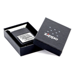 Зажигалка черная матовая Zippo 363 с покрытием Black Crackle