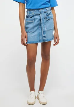 Юбка джинсовая женская MUSTANG Cargo Skirt