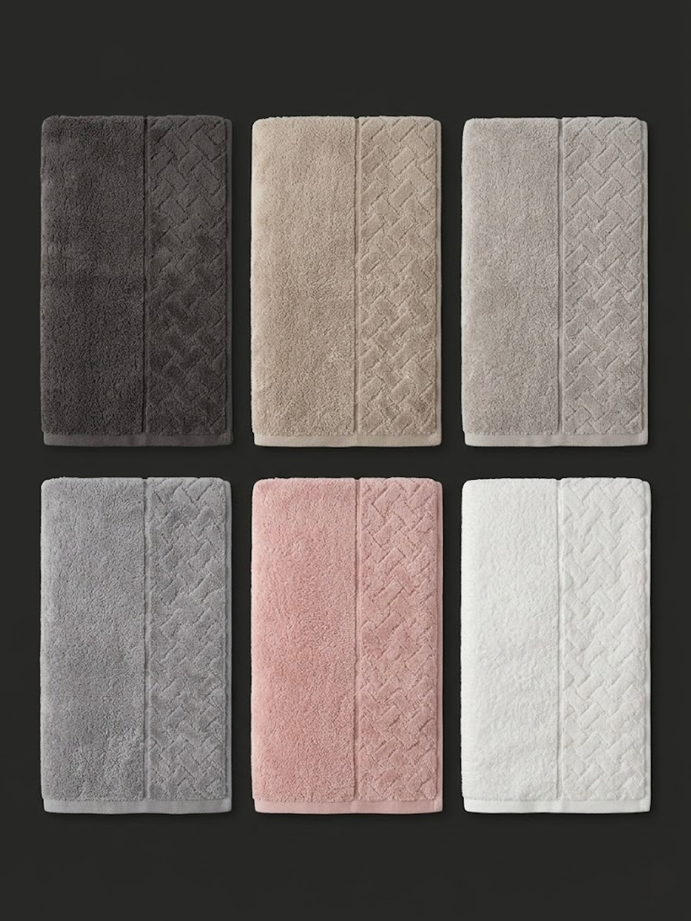 Velora Home Набор Полотенец 70*140 6 шт. 100% Хлопок KY03