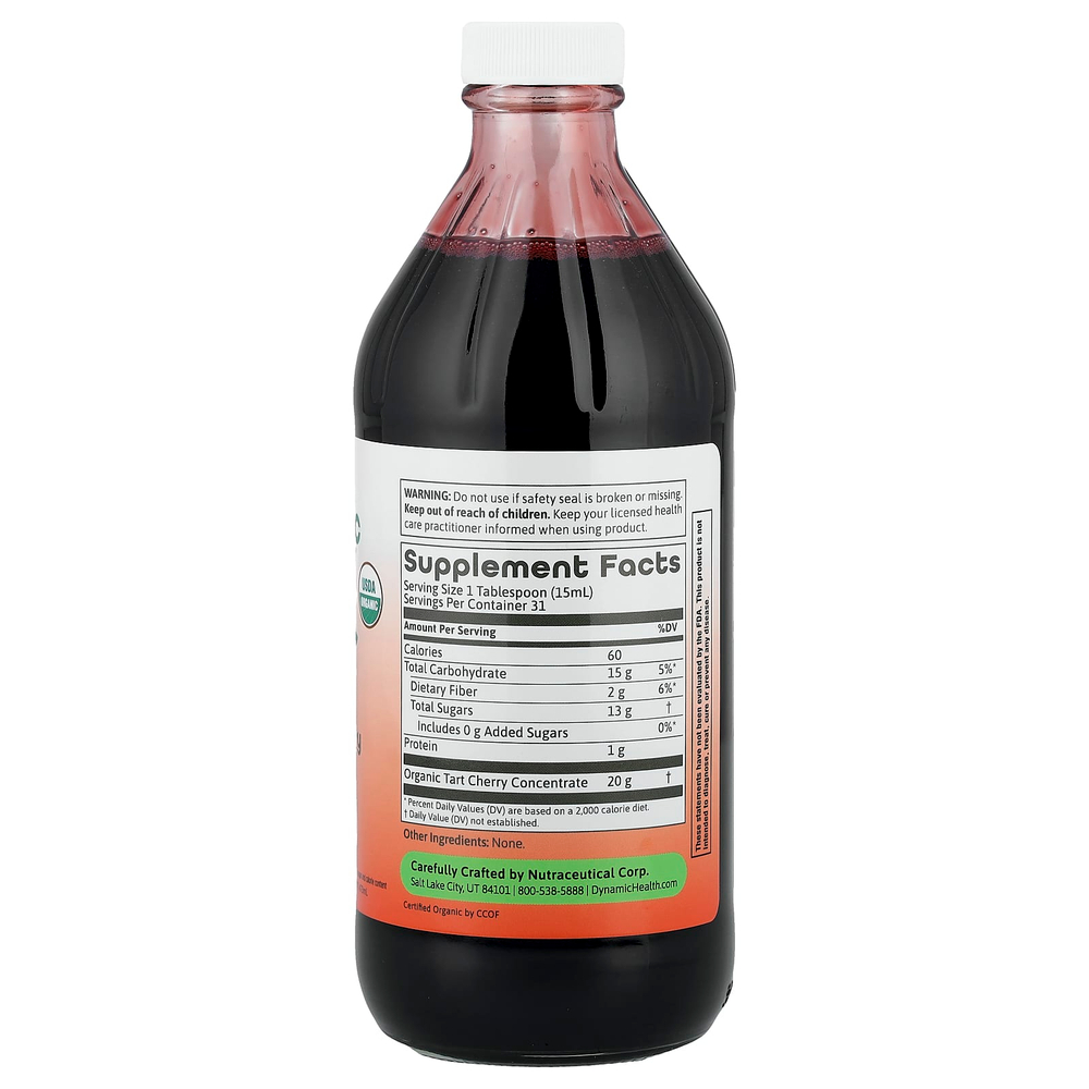 Dynamic Health, Once Daily Tart Cherry, Ultra 5X, вишня, 100% концентрированный сок, 473 мл (16 жидк. унций)