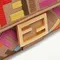 Сумка через плечо Fendi многоцветная Baguette с логотипом FF
