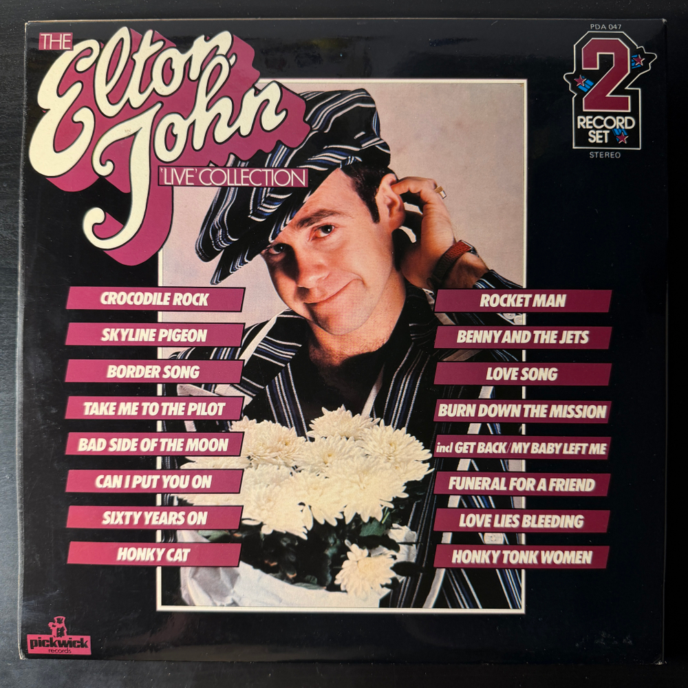 Elton John ‎– The Elton John 'Live' Collection 2LP (Англия 1979г.)