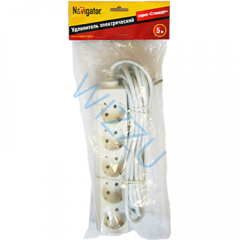Удлинитель Navigator NPE-S-03-500-E-3x1
