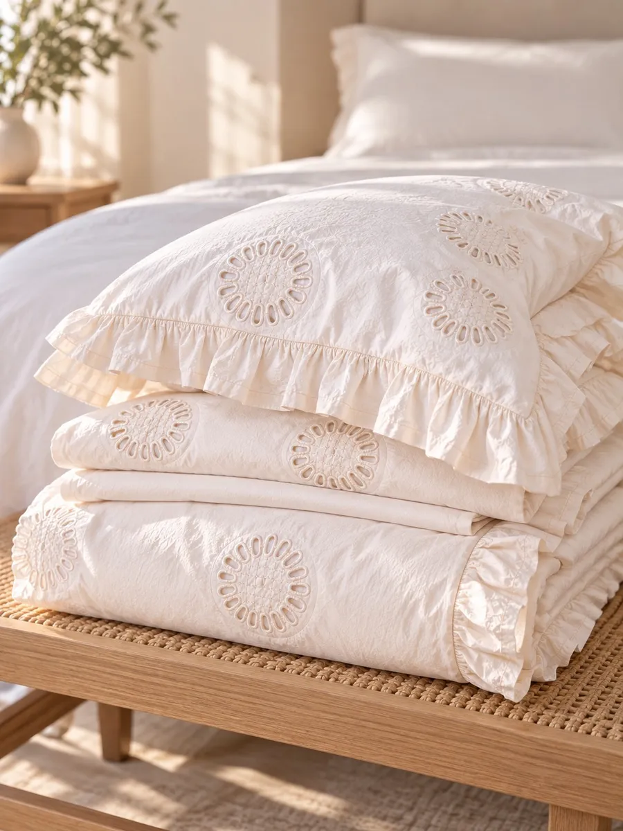 Lımasso КПБ 4 пр. Stonewashed Elowen ЕВРО пододеяльник 200*220, простынь 240*260, наволочки 50*70 2шт — фото 5