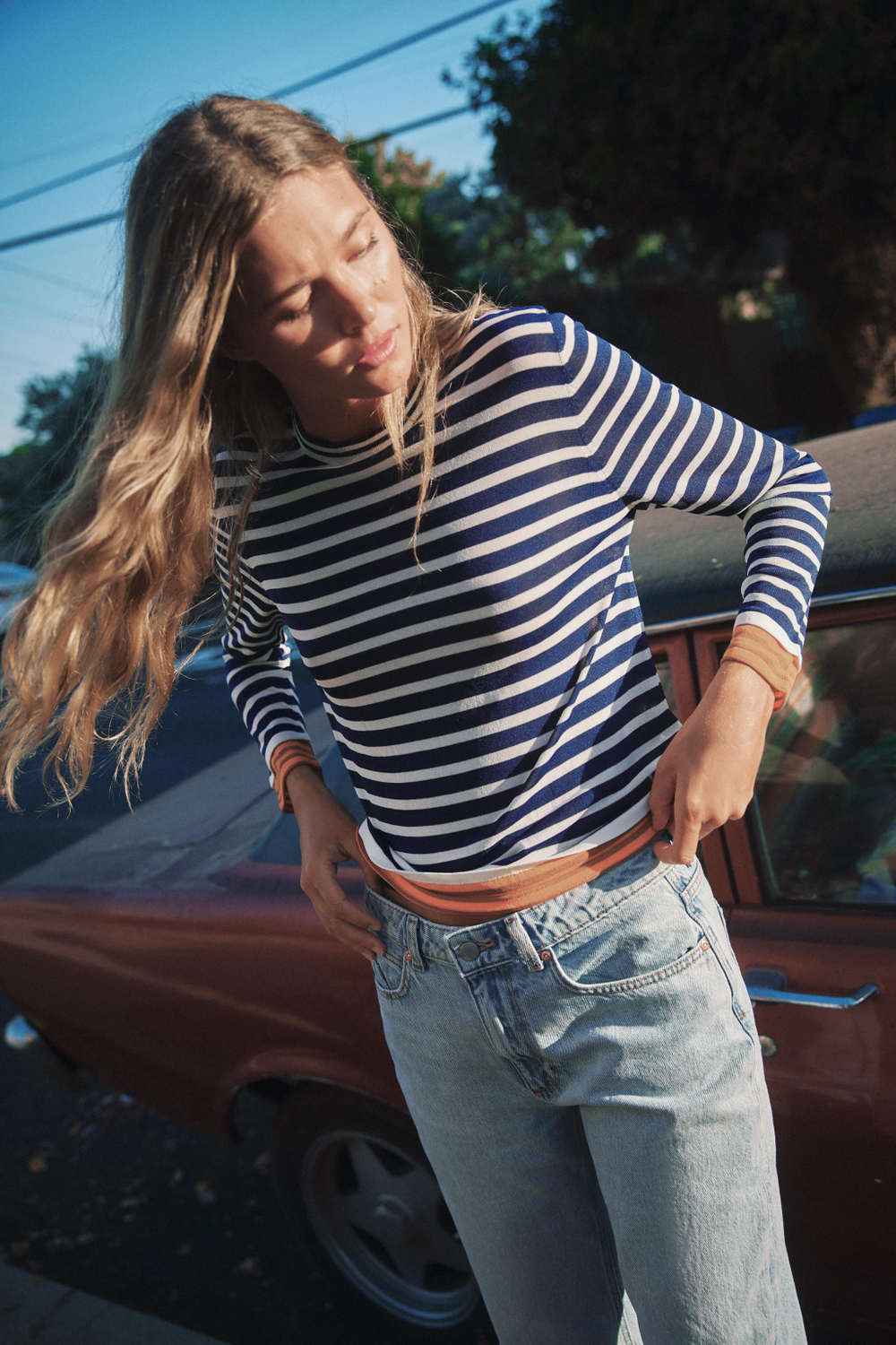 СВИТЕР В ПОЛОСКУ — ZARA