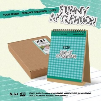 товары YOON SEOBIN - SUNNY AFTERNOON 2025 SEASON'S GREETINGS