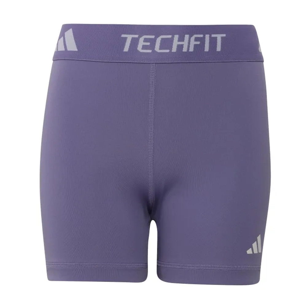 Детские шорты Adidas Girls Techfit Short Leggins - magic lilac/white