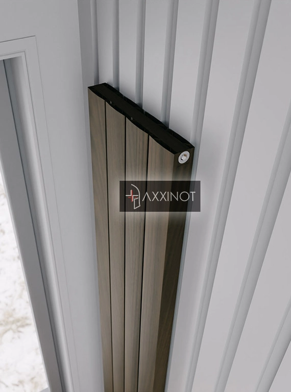 Axxinot Barkas V 1500 - вертикальный алюминиевый радиатор высотой 1530 мм