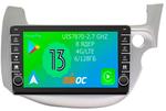 Магнитола для Honda FIT 2 2007-2014, FIT Shuttle - Airoc AB-1902 (кнопки и крутилки), Android 13, Быстрая, SIM-слот, CarPlay