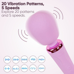 Лиловый вибратор-вонд 30,7см Selove Vela Wand Vibrator Lilac