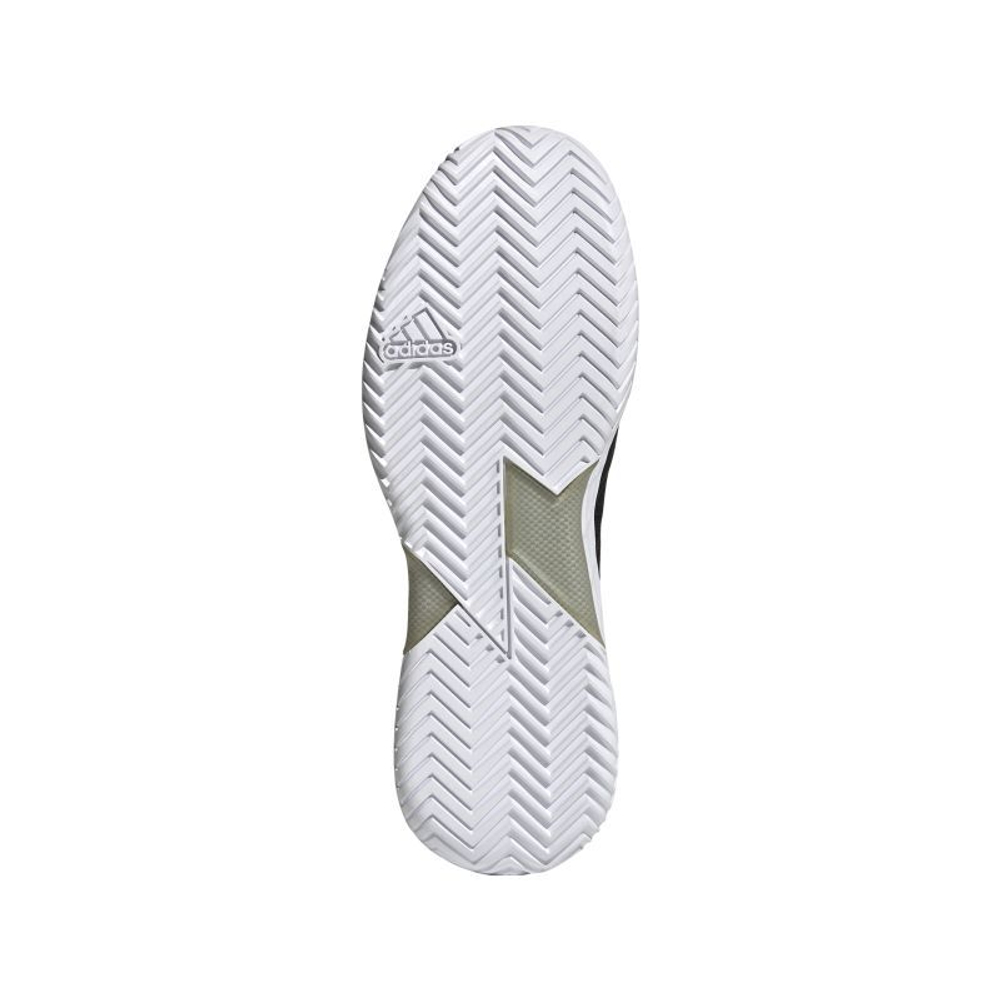 Мужские кроссовки теннисные Adidas Adizero Ubersonic 4 M - core black/white/silver metallic