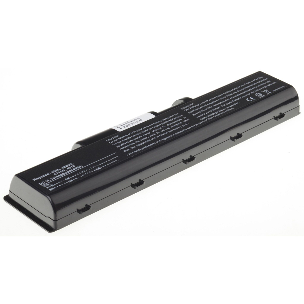 Аккумуляторная батарея AnyBatt 4400 mAh для ноутбука Acer Aspire (AS07A41, AS07A51, AS07A75)