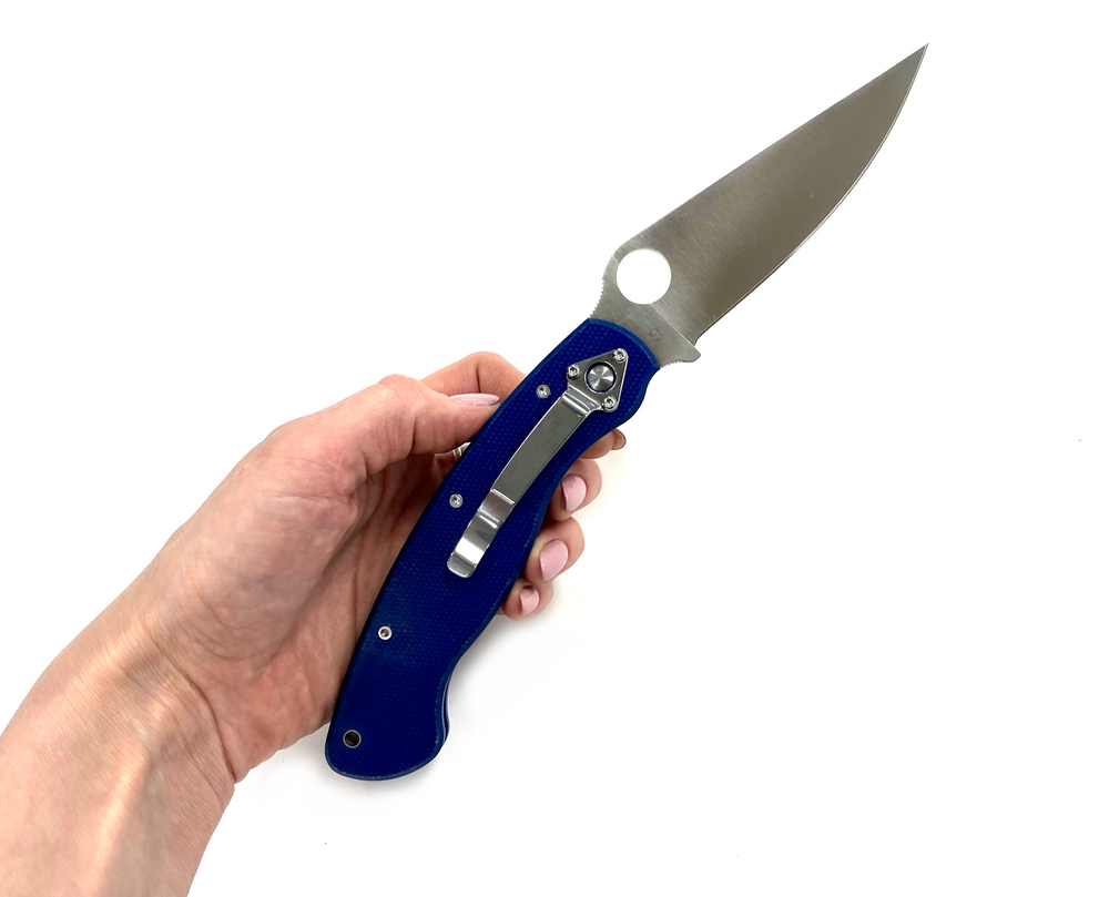 Нож складной Боец 4, D2, G10, Blue, S-4