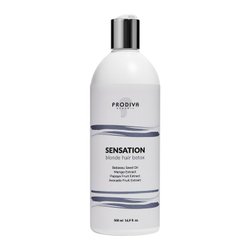 Маска-реконструктор для разглаживания волос с антижелтым эффектом SENSATION (500 мл)