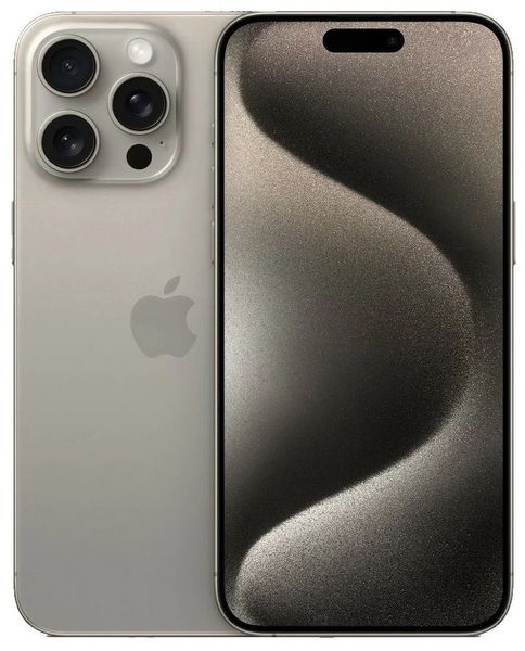 Смартфон Apple iPhone 15 Pro Max 1ТБ (nano-SIM и eSIM), Натуральный титан | Natural Titanium