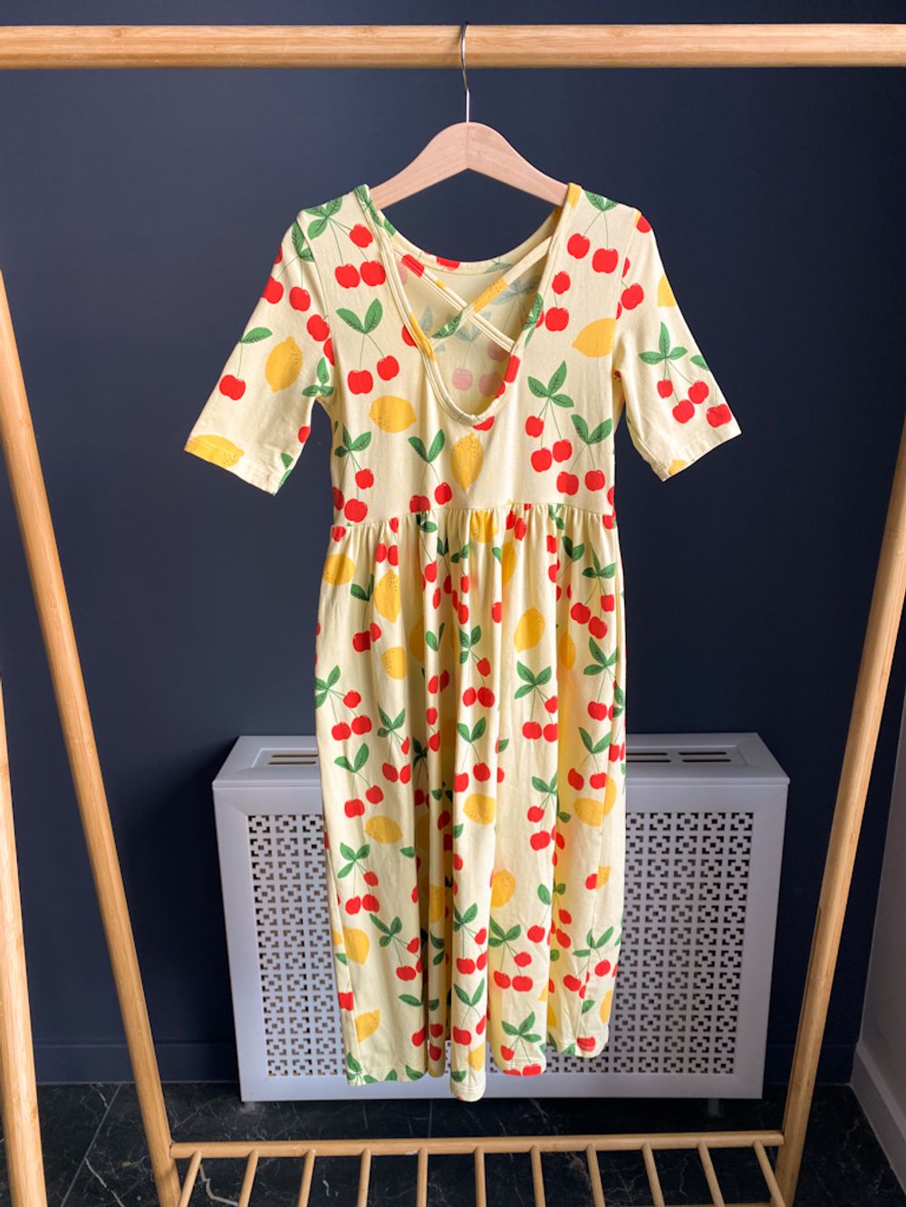 Хлопковое платье Mini Rodini, 134