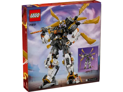 Конструктор LEGO Ninjago 71821 Боевой титановый робот-дракон Коула