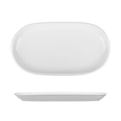 Блюдо овальное 27,5*15 см h2,3 см для подачи белое фарфор NEW P.L. Proff Cuisine [6]