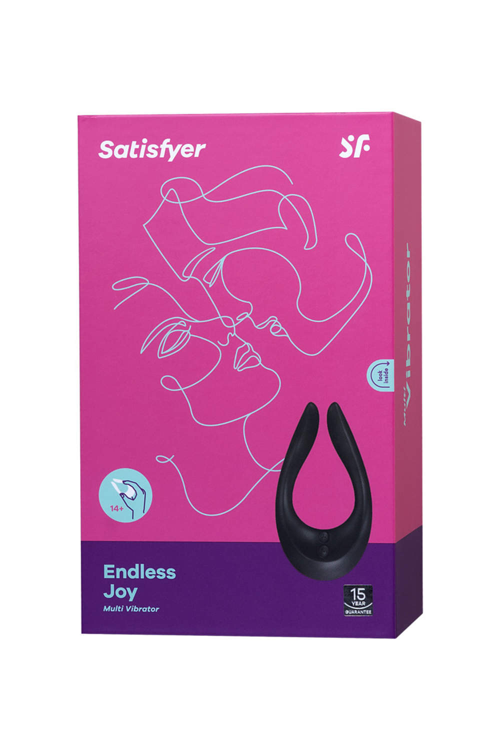 Универсальный вибромассажер Satisfyer Endless Joy, черный