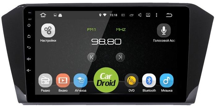 Магнитола для Volkswagen Passat 2015+ (без штатного усилителя) - Airok RM-3713 Android 12, SIM-слот