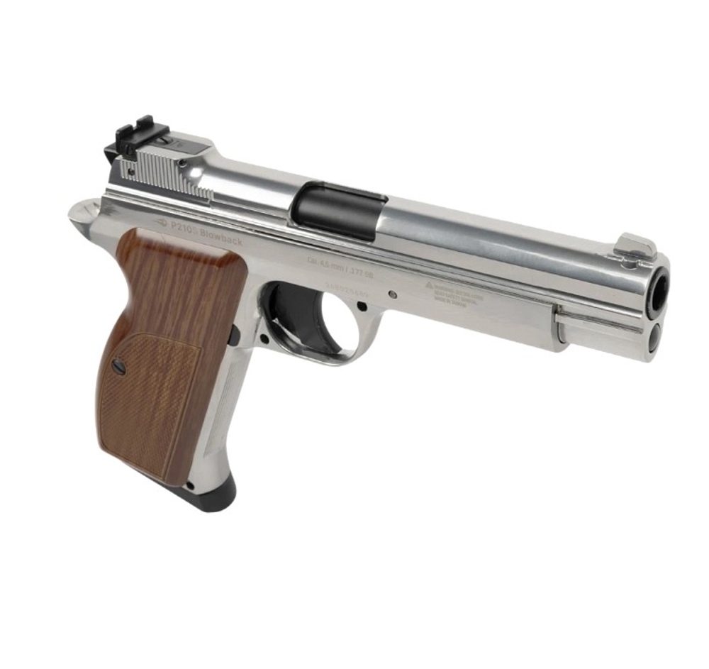 Пистолет пневматический BORNER P210S (blowback), кал. 4,5 мм