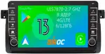 Магнитола для BMW 3 (E46) 1998-2006 - Airoc AB-2741 (кнопки и крутилки), Android 13, Быстрая, SIM-слот, CarPlay
