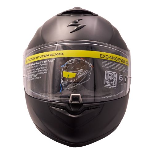 Купить Мотошлем Интеграл Scorpion EXO EXO-1400 Evo Air Solid / Матовый / Черный