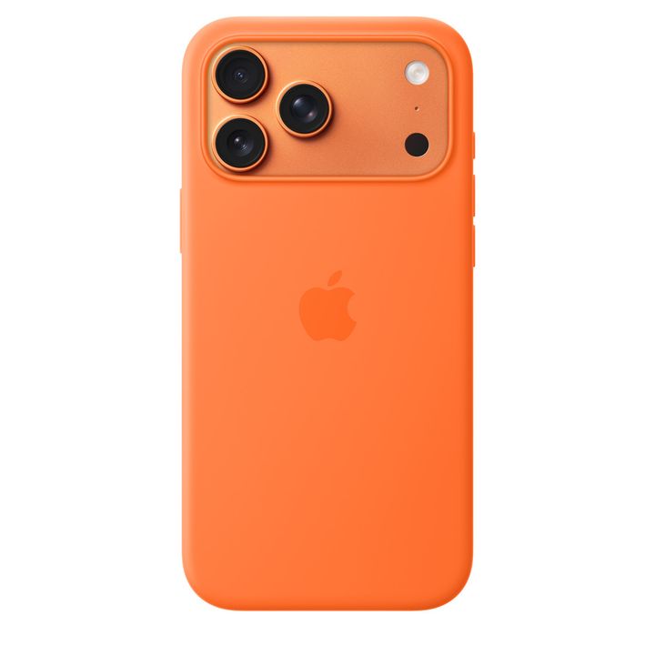 Защитный чехол Apple Silicone Case с MagSafe для iPhone 17 Pro Max Orange