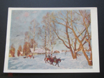 Винтажная открытка СССР. К.Ф.Юон. "Мартовское солнце". ИЗОГИЗ. 1959.