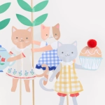 Топперы "Клуб Котят" 4 шт. (24,1 x 27,3 x 1,3 см)