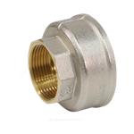 Муфта латунь никель переходная Ду 32х25 (1 1/4"х1") ВР/ВР 9019 ГОСТ 32585-2013 Aquasfera 9019-06