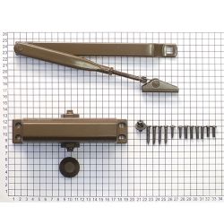 Доводчик DOORLOCK DL70 2/3/4 (до 90кг) коричневый