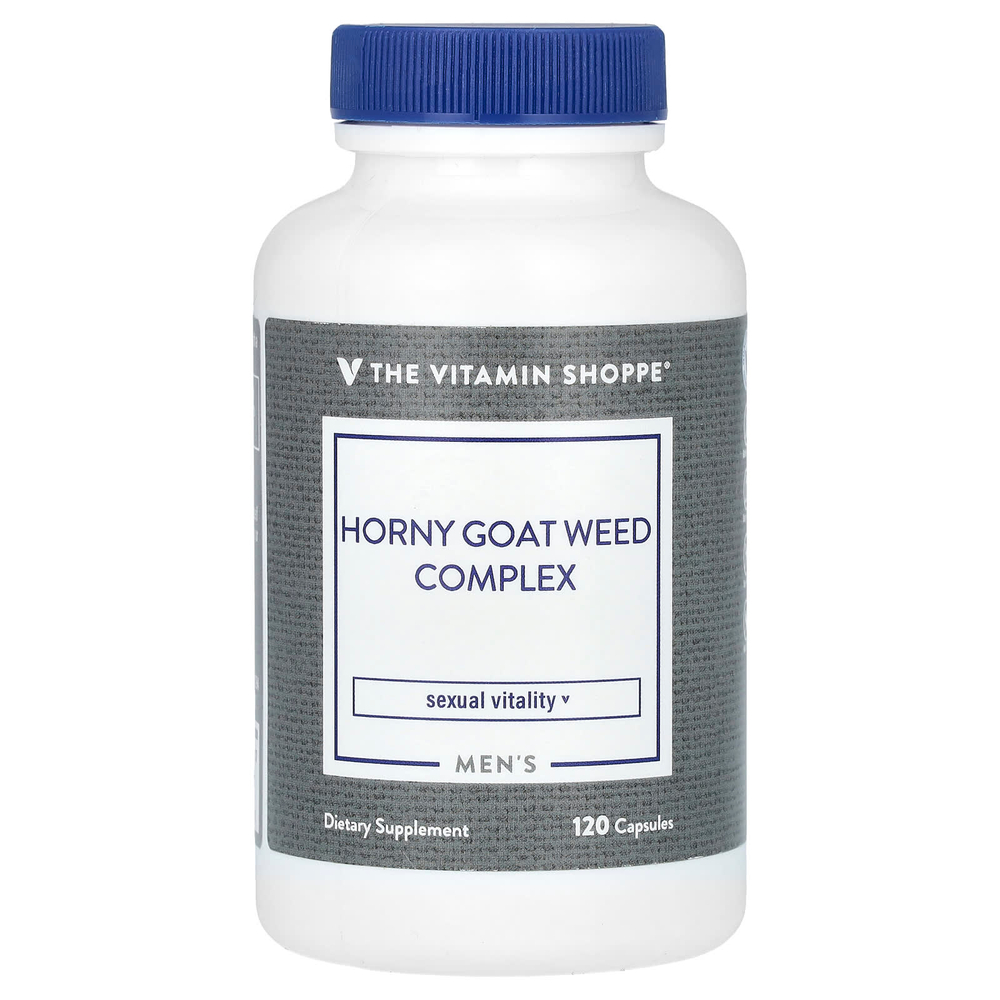 The Vitamin Shoppe, комплекс с горянкой для мужчин, 120 капсул