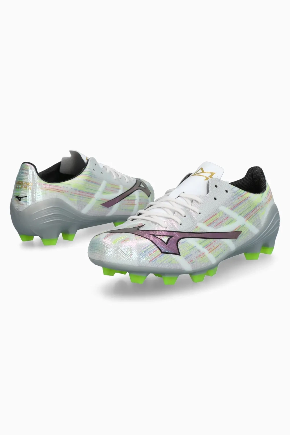 Бутсы Mizuno Alpha II Pro FG - серебряный