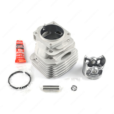 Поршневая группа б/п Husqvarna 395xp (D:56-мм, 2-кольца, герметик) [Winzor]
